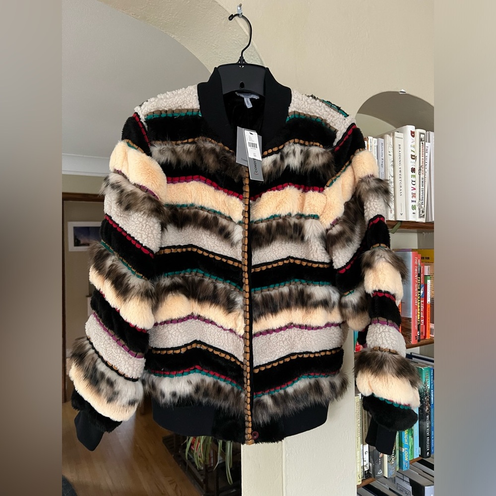 Anthropologie Sherpa Bomber Jacket